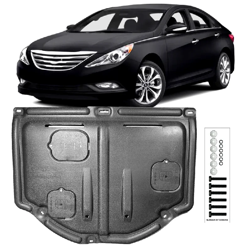 

Car Under Engine Guard Mudguard Board Splash Shield Mud Fender Plate Panel For Hyundai Sonata 8 2.0T-2.4T 2011-2014