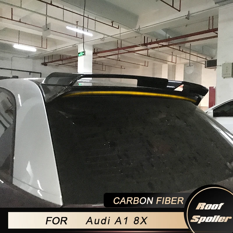 Auto Tetto Posteriore Spoiler Ala Per Audi A1 8X Pq25 Hatchback 2 Porte Standard 2010-2014 Tetto Tronco Labbro Ala Spoiler In Fibra Di Carbonio