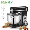 BioloMix Kitchen Food Stand Mixer, Blender, Quiet Motor, Cream Egg Whisk, Whip Dough Kneader, 6-Speed, 1200 W, 6 L, DC 1