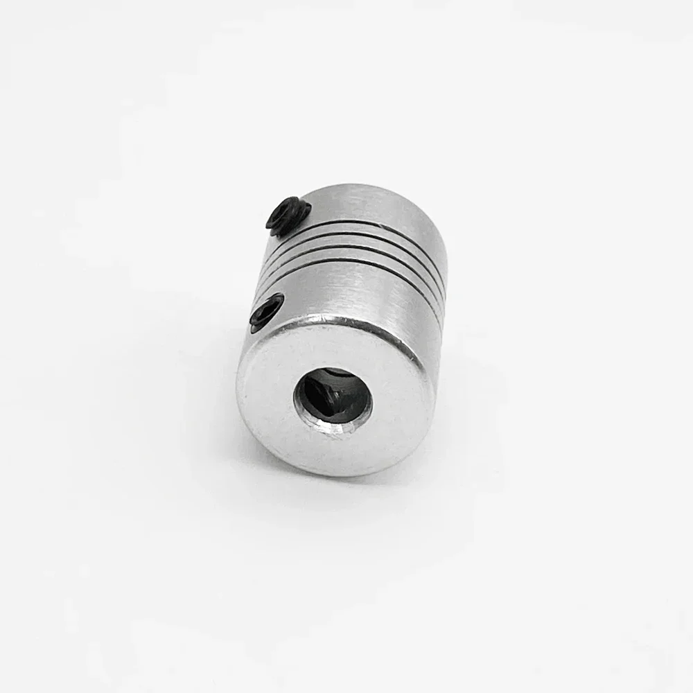 2Pcs Aluminum Alloy Wound Elastic RS Coupling D16L23 Inner Hole For Connecting The Driving And Driven Shafts 2/3/3.17/4/5/6/6.35 shaft coupler flexible coupling shaft connector rigid shaft coupler