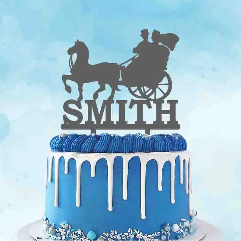 

Индивидуализированная Свадебная Дата с именем пары Невеста затягивает жениха с мотоцикла Свадебная вечеринка украшение торта Топпер