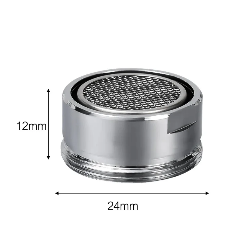Stainless Steel Faucet Aerator Replaceable Mesh Core Water Saver Splash-proof Filter Faucets Outlet Bubbler Kitchen Accessories faucet aerator faucet water filter faucet filter