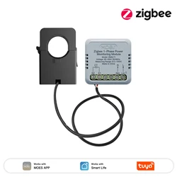 Smart Zigbee Energy Power Meter with App Monitoring and Transformer Sensor Clamp (Electric Energy Moni)
