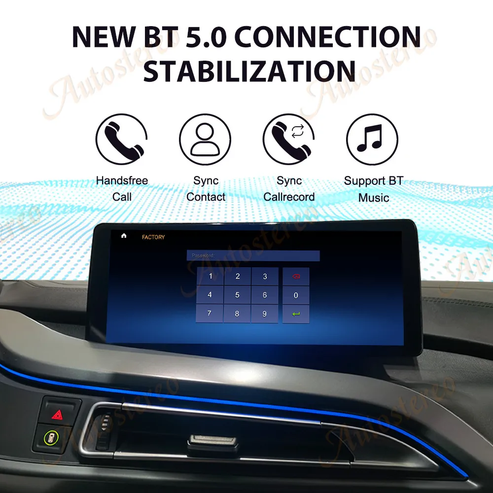 10.25 Inch Carplay For BMW I8 I12 NBT EVO 2014-2021 Android 13 Car Multimedia Pl
