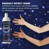1PCS Radiant Silver Glitter Spray - Instant Holographic Highlight for Hair & Body - Sparkling Shimmer Makeup for Parties 2