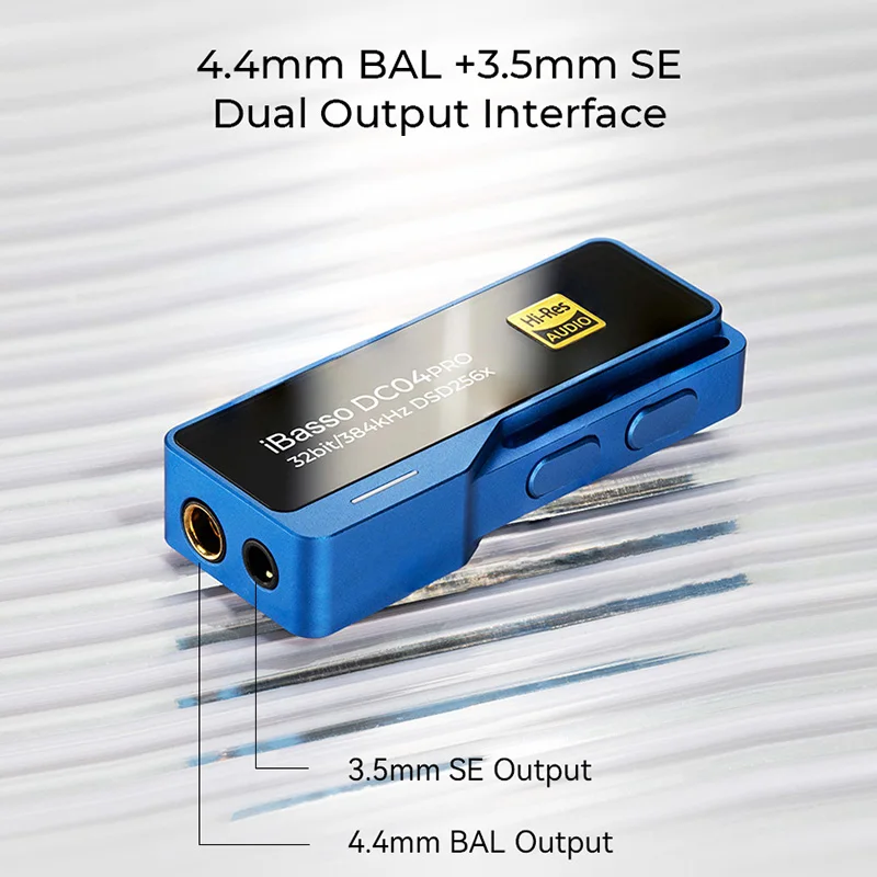 iBasso DC04 Pro CS43131 DAC Decoding Amp Type C to 3.5mm 4.4mm Lossless HiFi Audio Decoding Amplifier wired DSD256 DC04Pro