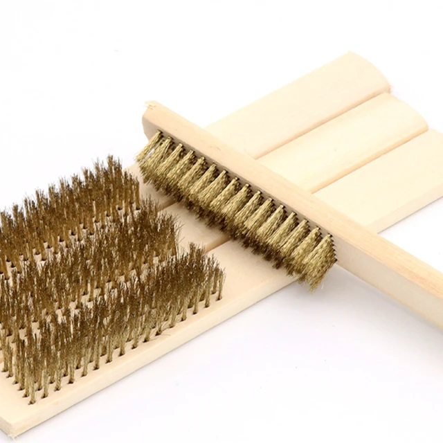 Acél Huzalkefe Grillezés Rozsdamentes Huzal Kefe Kis Rézkefe Derusting -Huzalkefe - Image 2