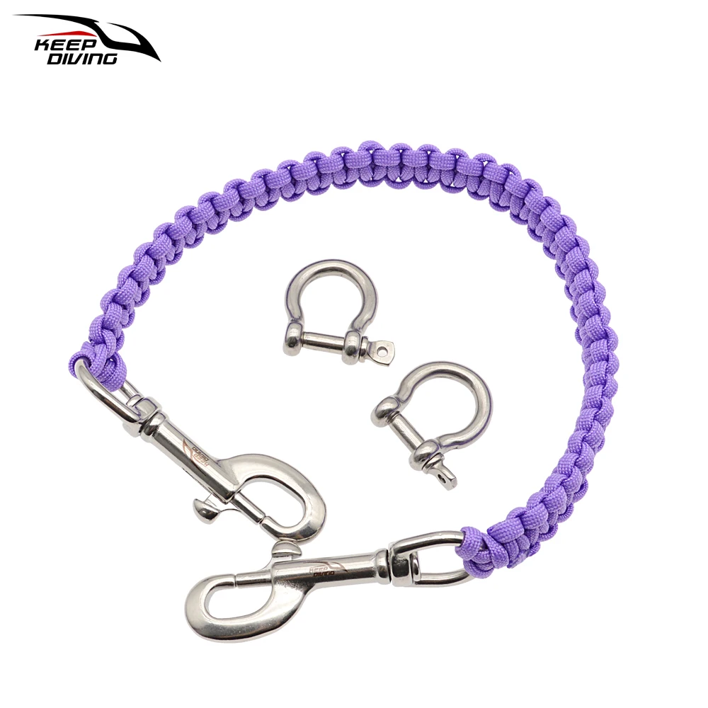 1Pcs Tauchen Kamera Tablett Griff Seil Lanyard Strap Woven Leucht Seil oder Sony Gehäuse Fall Licht Halter Unterwasser Fotografie – Detail 5