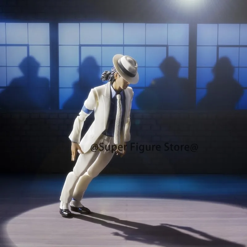 Shf Michael Jackson Smooth Criminal Action Figure Model Toys PVC Movable Collection Anime Jackson Figurine Souvenir Ornaments