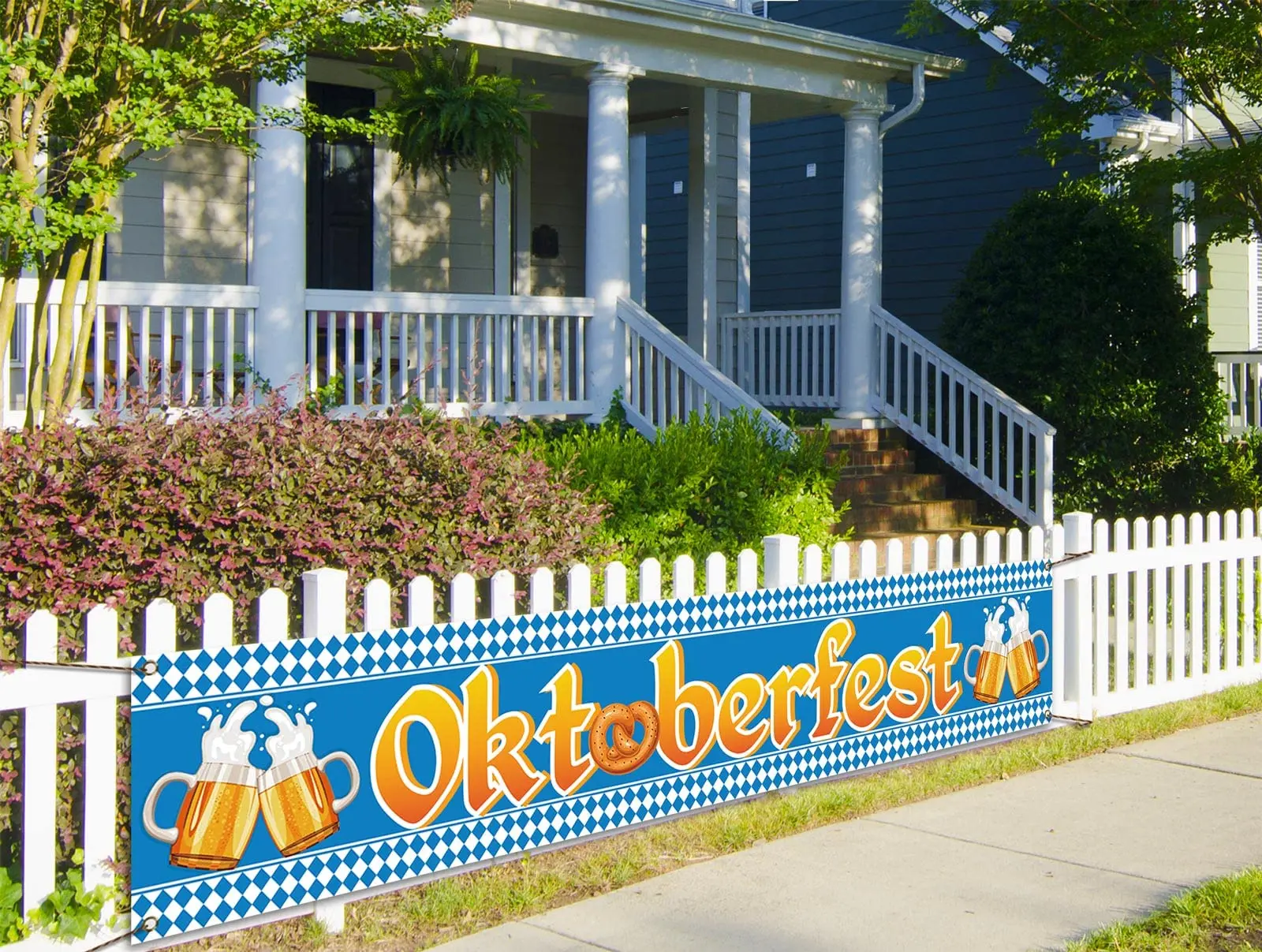Oktoberfest Banner 2er Set - Bayerische Dekoration Für Bierzelte Und Partys