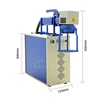 20W/30W Mini Portable Desktop Metal Plastic Jewelry Fiber Laser Marking Machine for Stainless Steel 3