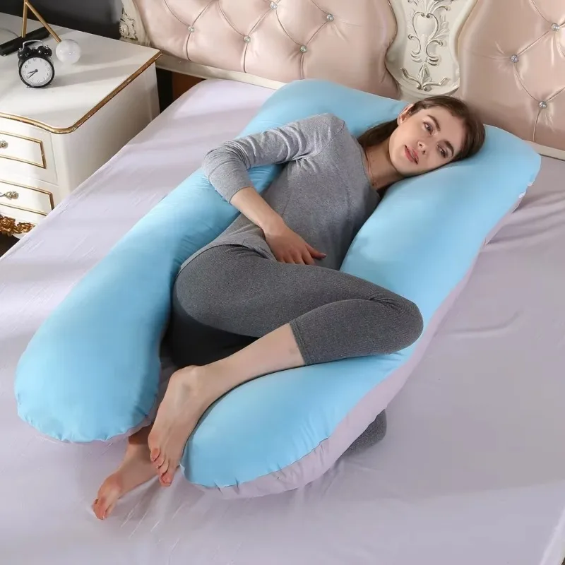 Multifunctional Maternity Pillows Soft and Comfortable Cotton Waist Support U-shaped Cushion Body Pillow for Pregnant Women
