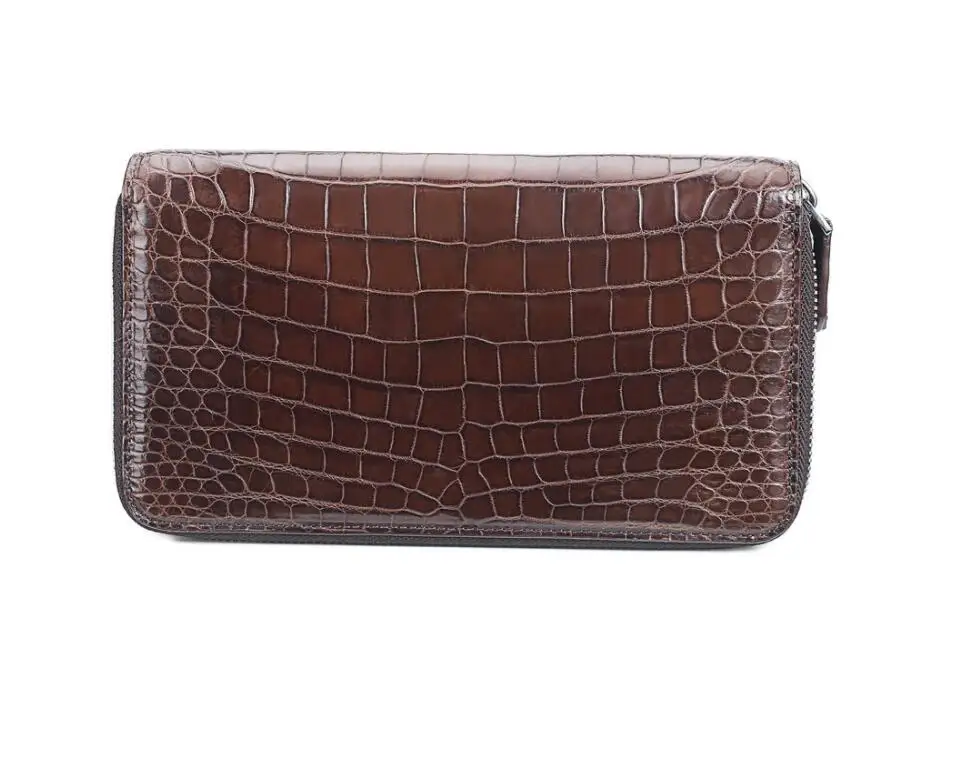 

Мужской держатель для банковских карт из натуральной крокодиловой кожи