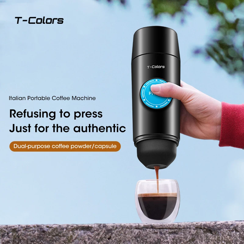 Portable Mini Coffee Maker Battery Powered Food Grade Material Fast Brewing  200ml Water Tank Travel Use Coffee Making Machine - AliExpress