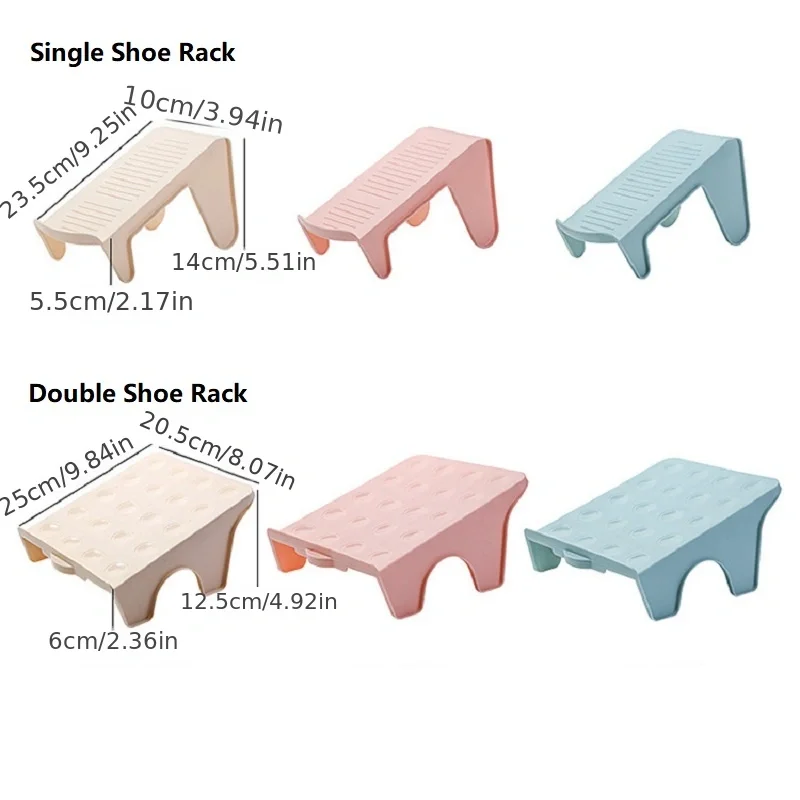 Household Shoe Rack Organizer Shoes Footwear Storage Stand Support Space Saving Cabinet Closet Holder Save Space Modern Bracket 6