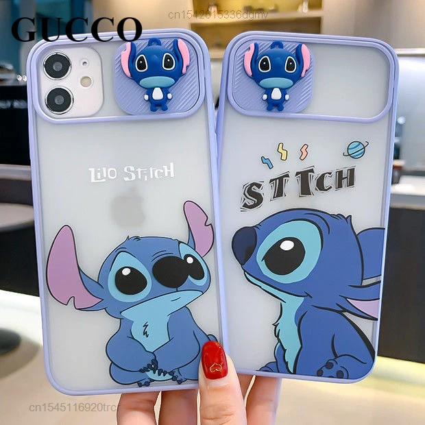 Disney Cute Stitch Cartoon Iphone Case For Iphone 12 13 Pro Max 7 8 Plus Mini X Xs Xr Coque Cover Aesthetic Trend Male Female Mobile Phone Cases Covers Aliexpress