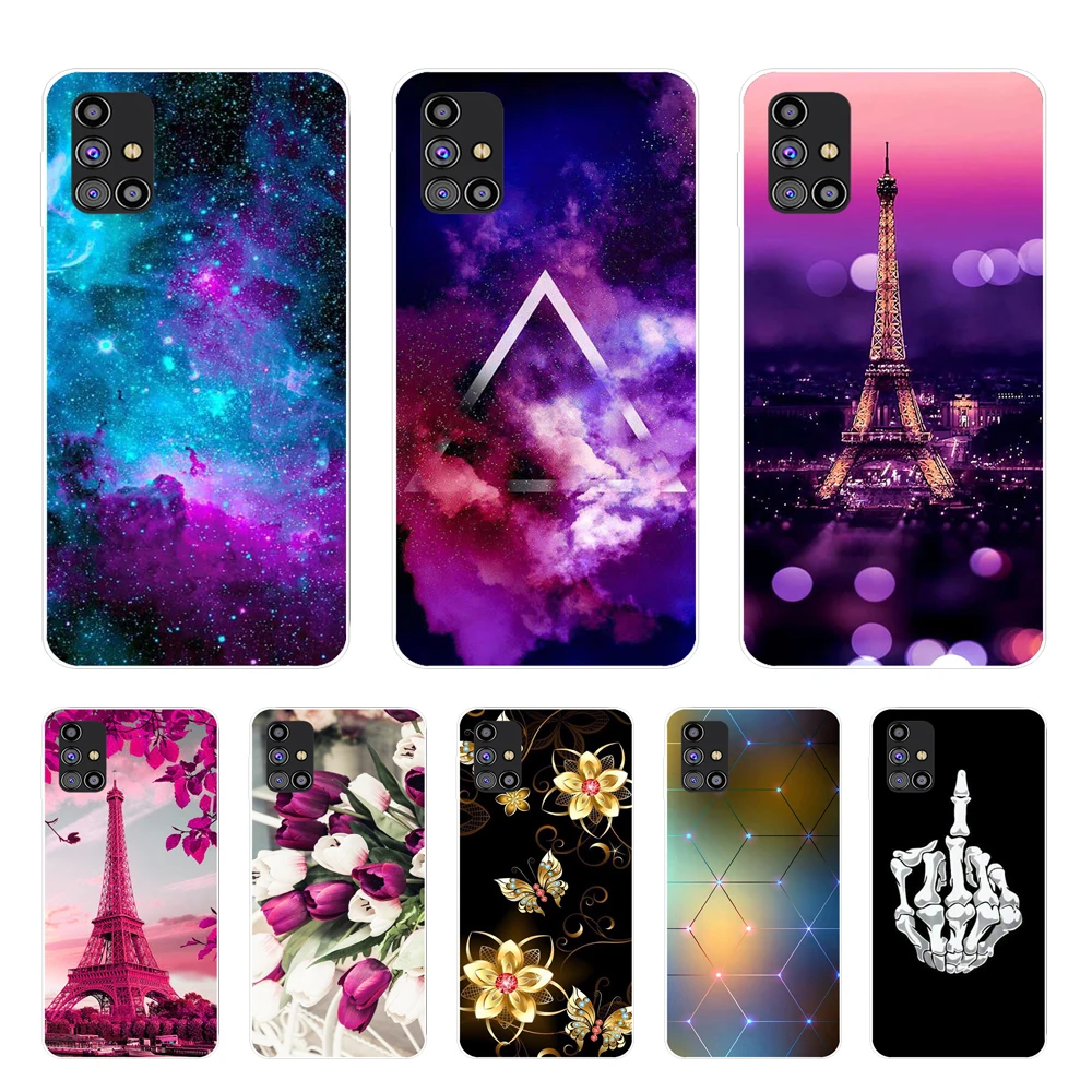 Cover Per Telefono Samsung M31S Cover Posteriore In Silicone Tpu Morbido Per Samsung Galaxy M31S Custodia M31 S M 31 S Galaxy 31 Paraurti Coque