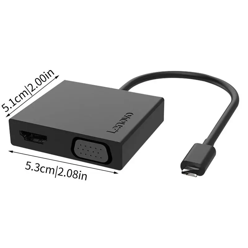 LENOVO Hub USB C 3 en 1 HDMI VGA y USB Lenovo