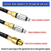TU-21 Cylinder Leak Tester Compression Leakage Detector Set Double Gauge Petrol Engine Leakdown Detection Test Automotive Tools 3