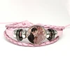 Anime Demon Slayer Braided Bracelet Cosplay Season 3 Swordsmith Village Prop Kamado Tanjirou Nezuko Figure Couple Bracelets Gift 2