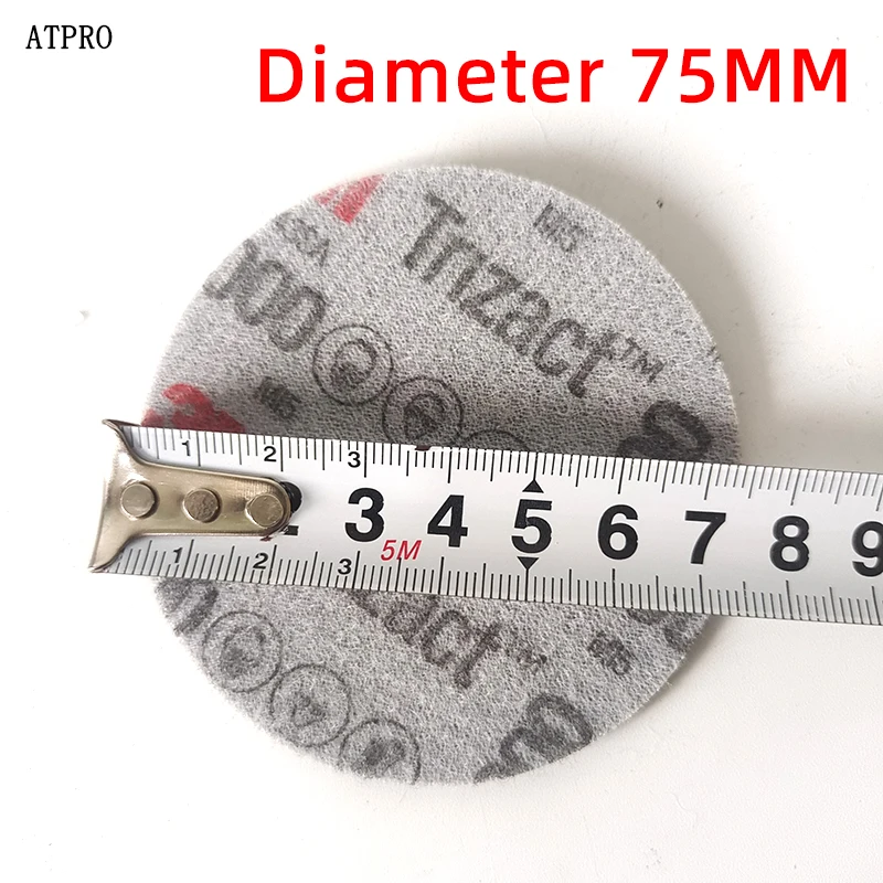 Sandpaper Set Polish Sand Paper Sandpaper Tools 3M02087 Pyramid 3 Inch Sponge Sandpaper 3000 Mesh Paint-Finish Finishing Beauty Polishing Sandpaper Flocking Sanding Cotton