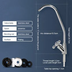 Premium Lead-Free Water Purifier Faucet for Kitchen Filtration Systems (Style 1)
