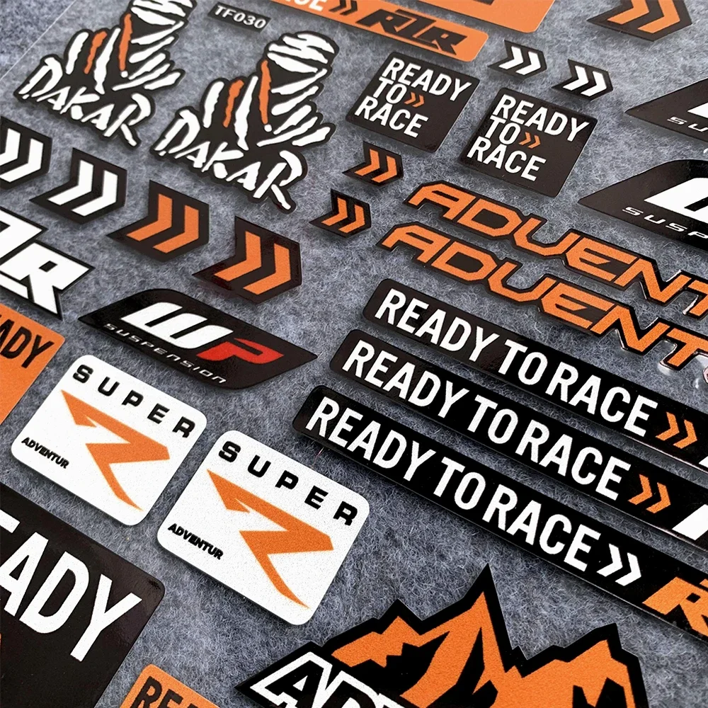 Motorcycle Decal Reflective Motorcycle Accessories Decal Fuel Tank Stickers for KTM Duke 200-1290 Super Adventure