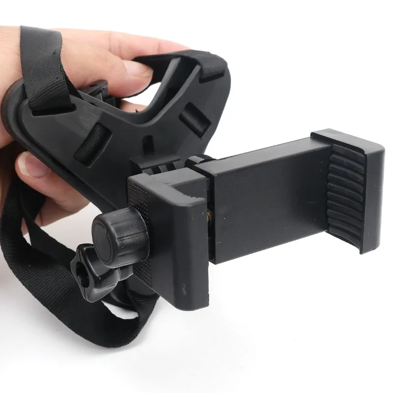 Helmet Strap Mount For Gopro Hero 12 11 10 9 8 7 6 5 4 3 Motorcycle Yi Action Sports Camera Mount Full Face Holder Accessories