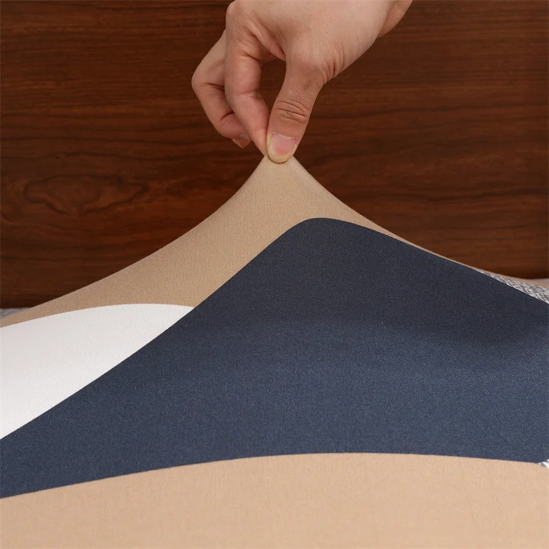 2pcs/set Elastic RV Dinette Cushions Covers RV Spandex Sofa Seat Slipcover Washable Furniture Protector for Camper Car Bench