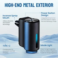 Désodorisant électrique pour voiture, diffuseur d'arôme automatique, ventilation de voiture, huile essentielle, humidificateur de brume, diffuseur de parfum, aromathérapie 2