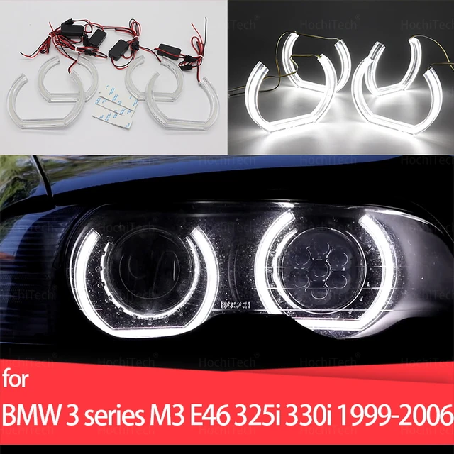 Switchback Crystal LED Angel Eyes Headlight For BMW E38 E39 E46 3 5 7  Series M3 - AliExpress