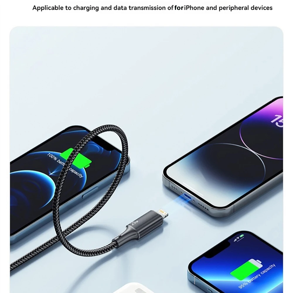 PD29W USB 케이블 iPhone 15 14 13 12 Pro Max 11 iPad Mini Type C 고속 충전 USB C 데이터 와이어 코드 480Mbps 데이터 전송