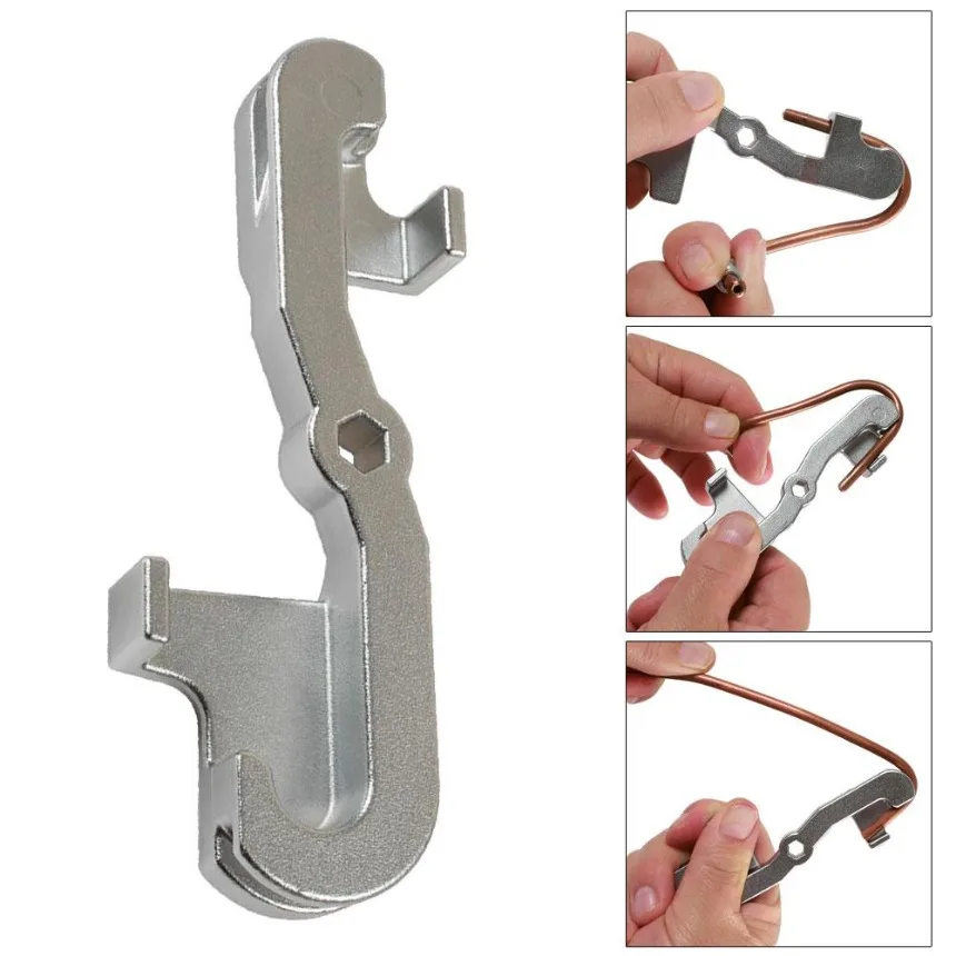 

Auto Car Vehicle Metal 5mm Brake Pipe Bender Handy Tool with 2 Bending Options Hand-held Disassembly Tools 1PC