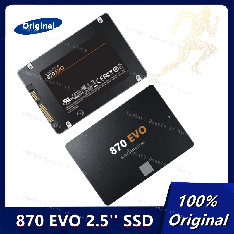 

2024 Brand Original 870 EVO 1TB 2TB 4TB 500GB 250GB 2.5'' SATA SSD Internal Solid State Drive High Speed Storage Disk New ps5