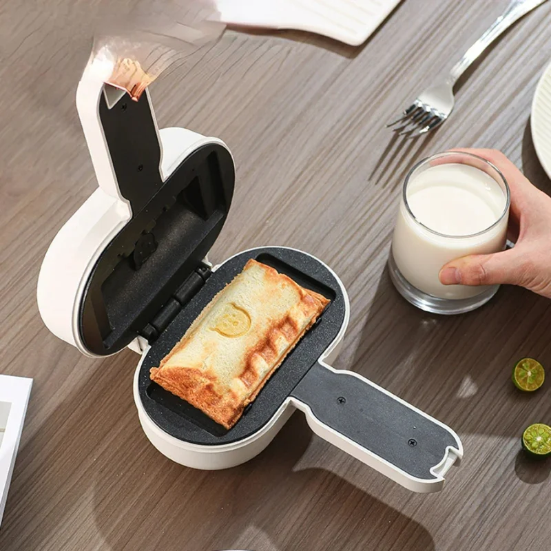 Double-Sided Press Sandwich Machine Frying Baking Pan Mini Cheese Grill Breakfast Maker Bread Hot Dog Toaster Oven