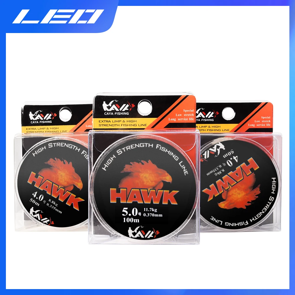 LEOFISHING 50M/100M Fishing Lines Fishing Goods Tools Accessories