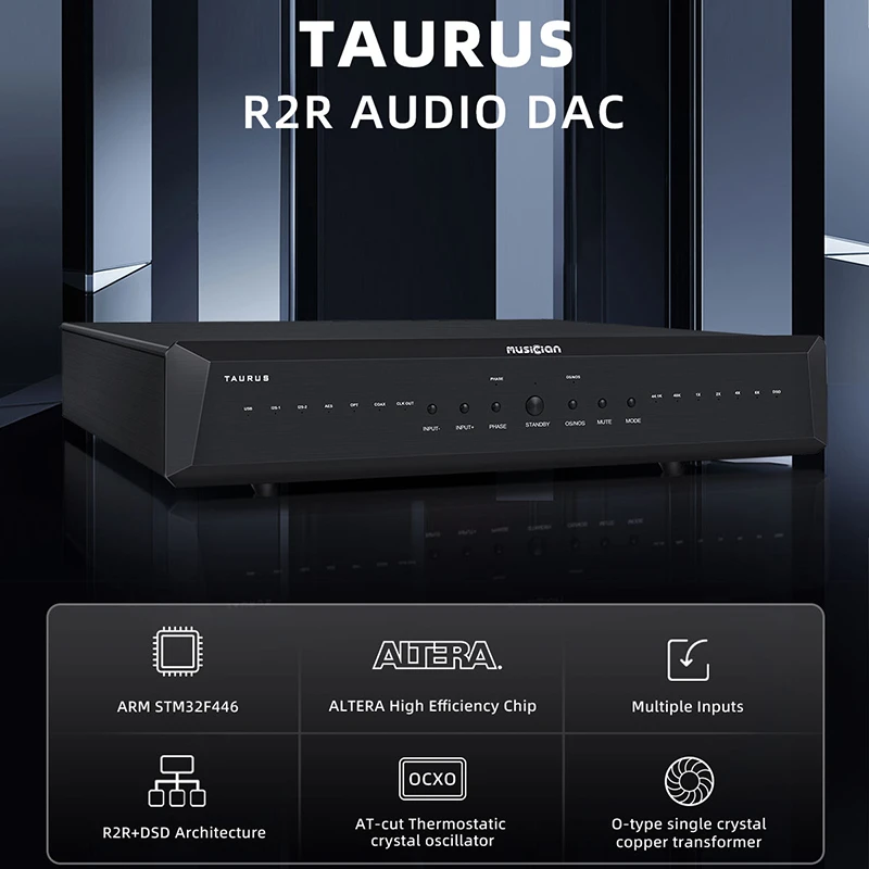 Музыкант TAURUS R2R USB DAC ARM
