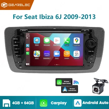Estéreo para Auto con Pantalla Táctil IPS de 7 Pulgadas, CarPlay Inalámbrico y Android Auto con Cable para Seat Ibiza 6J (2009-2013), Reproductor Multimedia para Auto con GPS y DSP 1