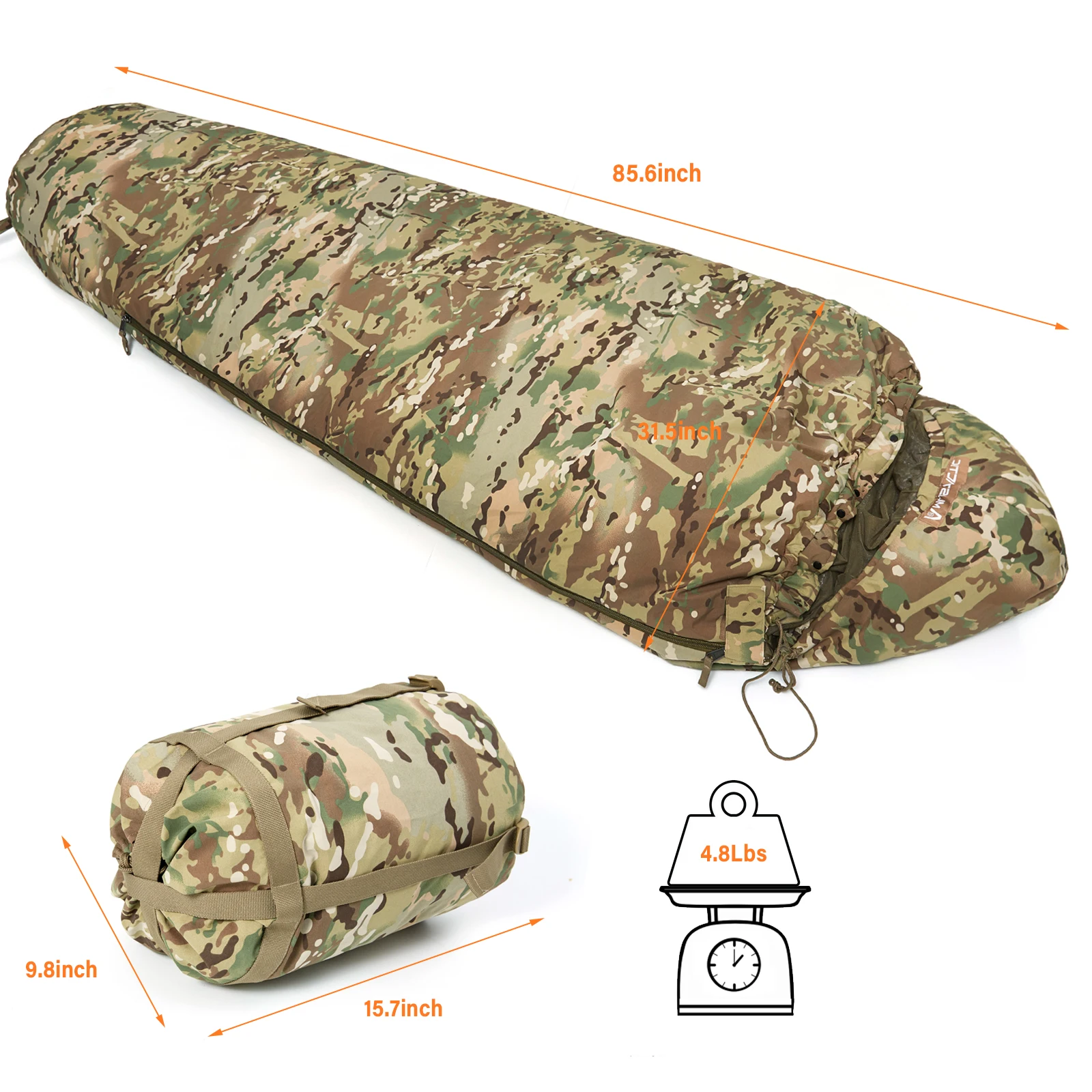 MT Military Modular Infantry Tactical Mummy Sleeping Bags