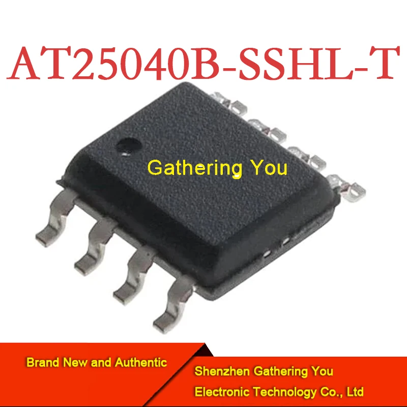 

AT25040B-SSHL-T SOP-8 Electrically erasable programmable Read-Only memory 4K (512 X 8) SPI, 1.8V Brand New Authentic
