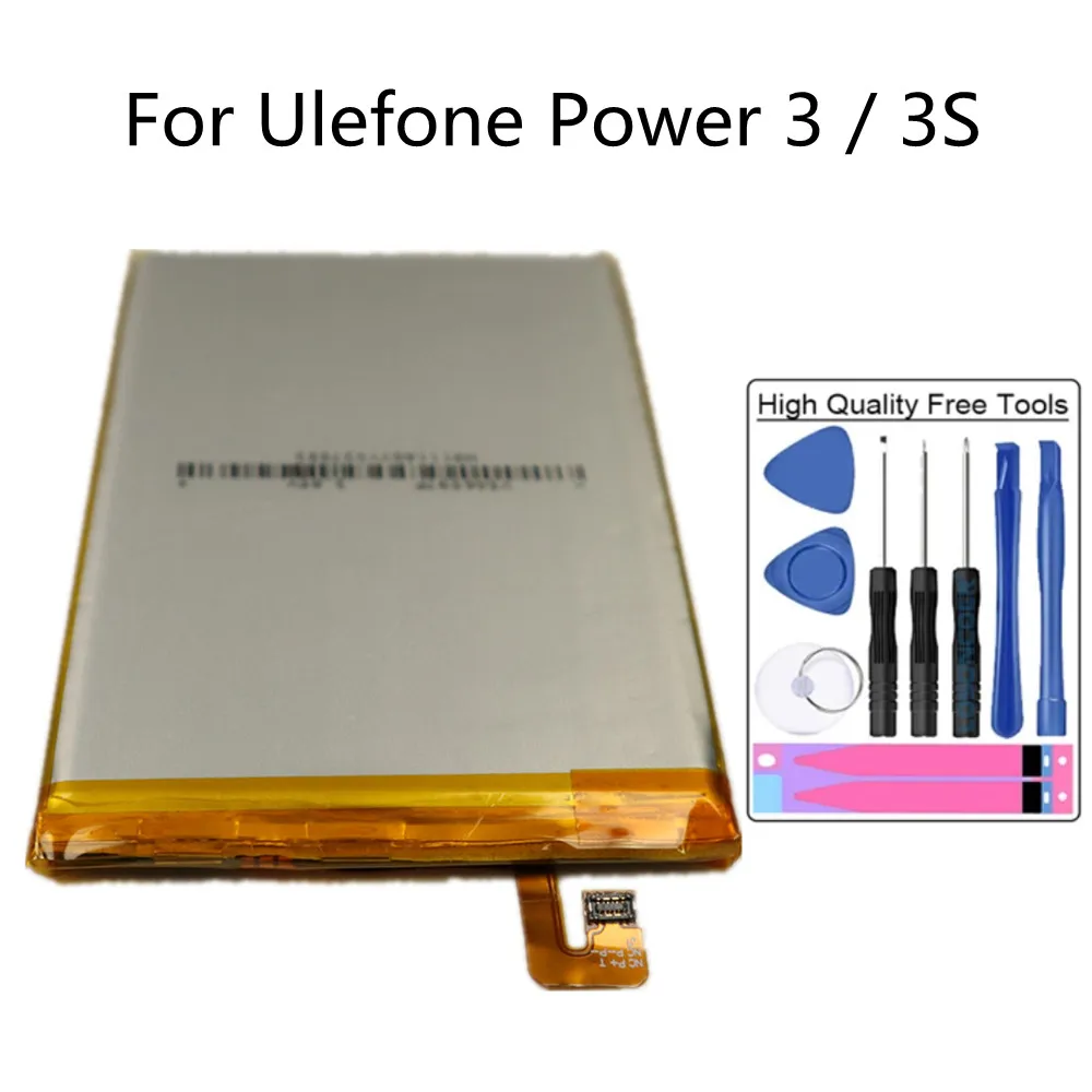 

New Original Replacement Battery For Ulefone Power 3 3S 6.0inch 6080mAh High Quality Mobile Phone Batteries + Free Tools