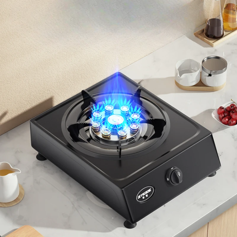 Commercial-Grade Gas Cooktop-Stainless Steel LPG Burner with Piezo Ignition, High Power Outdoor Cooking Stove