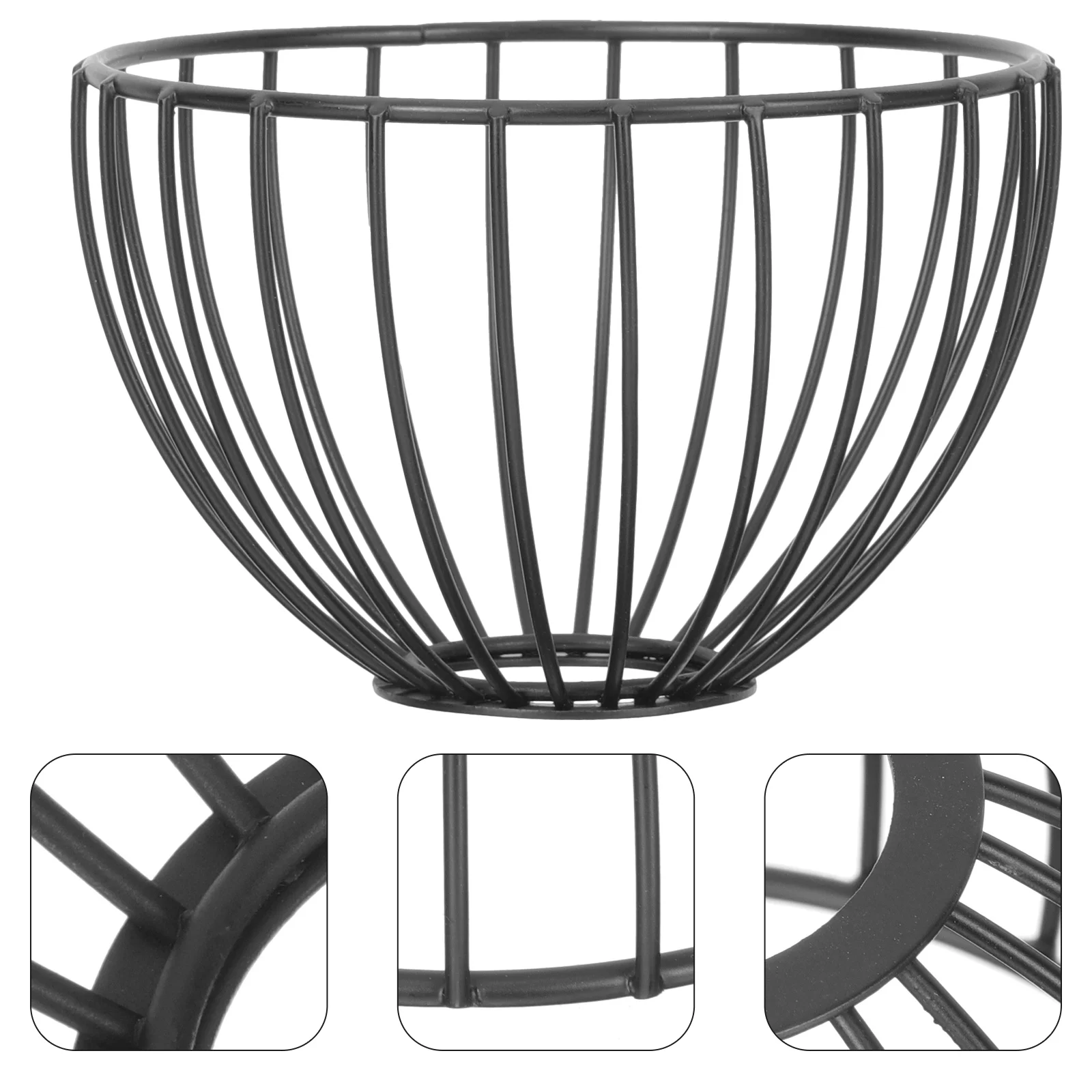 

Wrought Iron Lampshade Black Light Replacement Metal Dome Pendant Chandelier Shades Covers