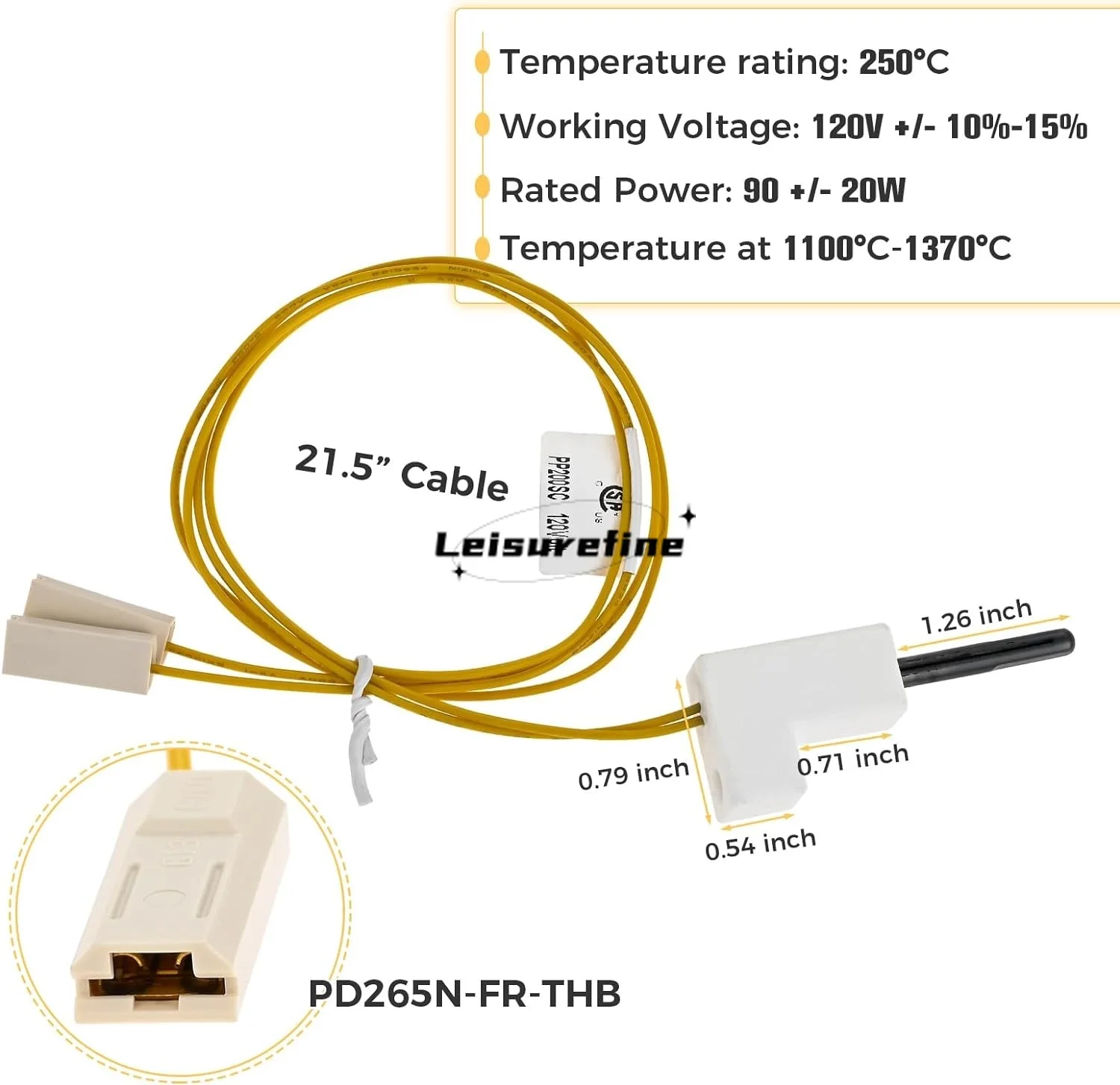 PP200 HA1000 Hot Surface Igniter PP200SC 120v Heavy Duty Ingitor