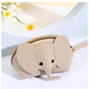 Bag pendant, female key, creative card bag, personalized elephant zipper, small wallet, solid color, multiple card slots, ID car 6