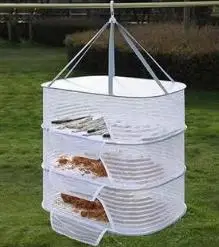 Multiple Optional Zipper Closure Mosquito Proof Insect Proof Clothes Dry Basket Cured Meat Dry multi-functional Drying Net Bag 2