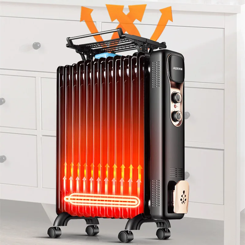 Aux Heater 13 Pieces Electric Oil Filled Heater for Home Electric Radiator  Oven Floor Type Electric Sheet Drying Clothes Heater - AliExpress