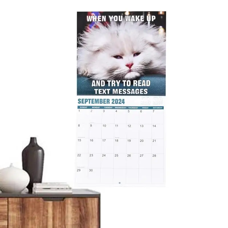 

Настенный календарь 2024, планировщик 2024, настенный календарь, природы и дикой природы, записываемый декоративный подвесной планировщик, интересный для