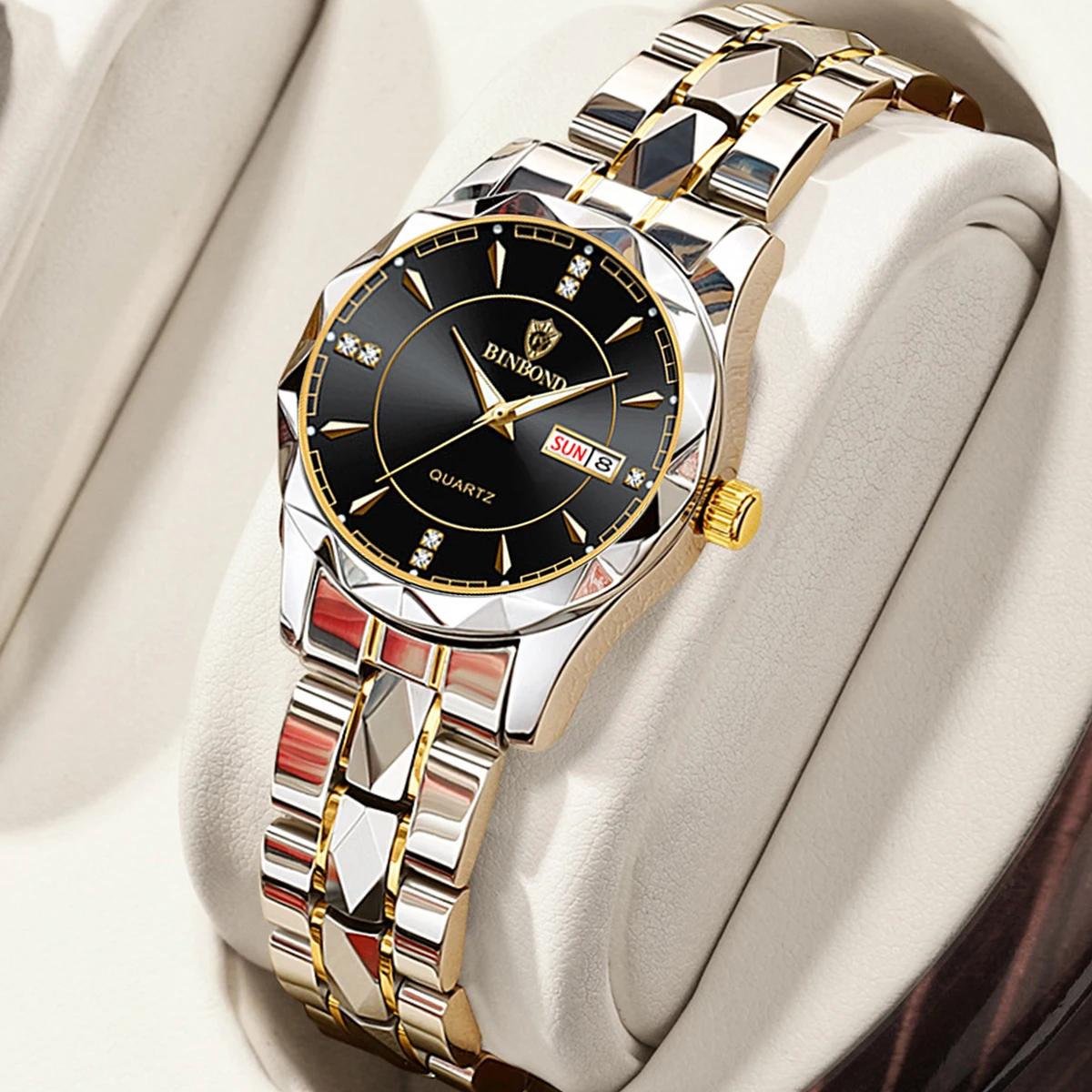 Luxury Women's Quartz Watch – Elegant Waterproof Design with Luminous Dial, Perfect Gift