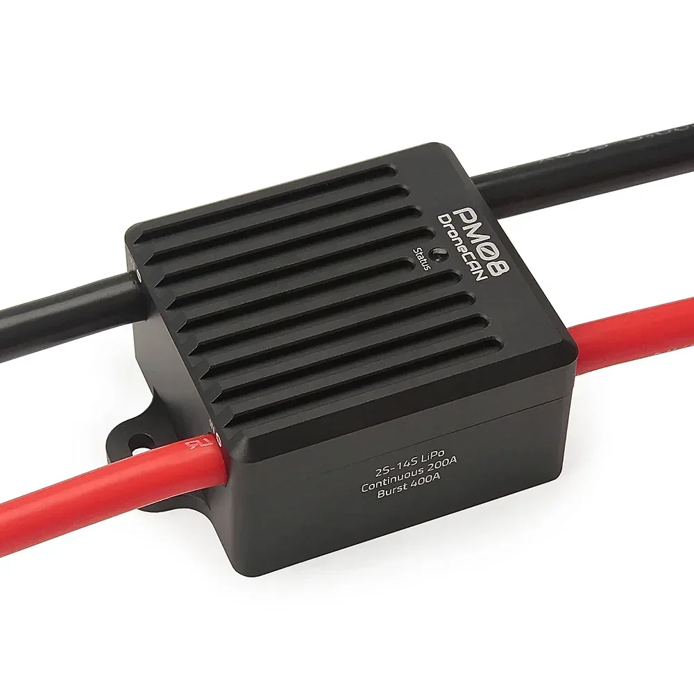 รูปสินค้า โมดูลควบคุมโดรน DroneCAN PM08-CAN 2-14S 200A 2เอาต์พุต 5V
